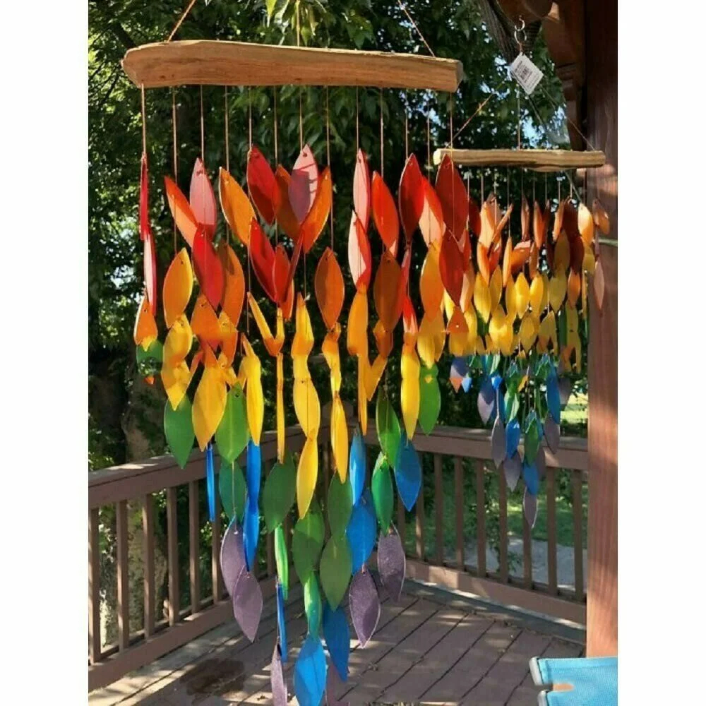 Rainbow Leaves Wind Chime-Buy More Save More