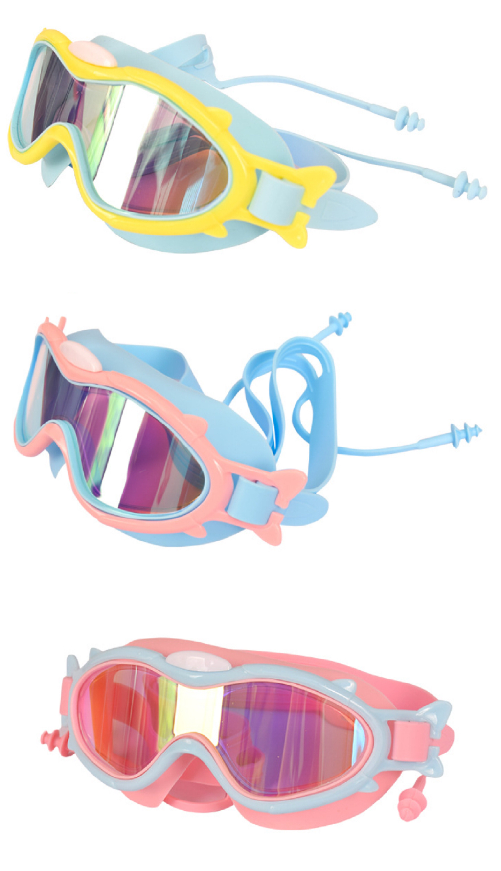 🏄‍♂️ Kids Swim Goggles for Age 3-15 Kids