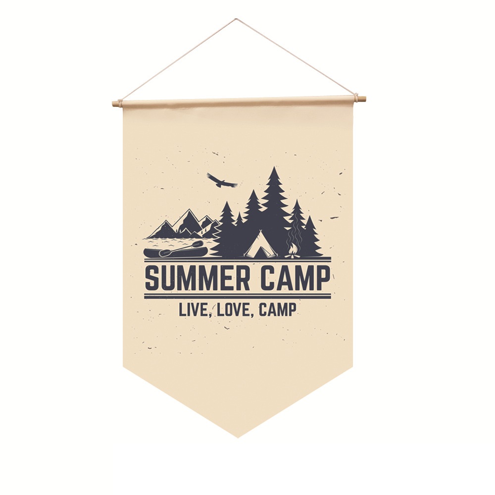 🎇New Arrival - Camping Atmosphere Wind Rope Flag