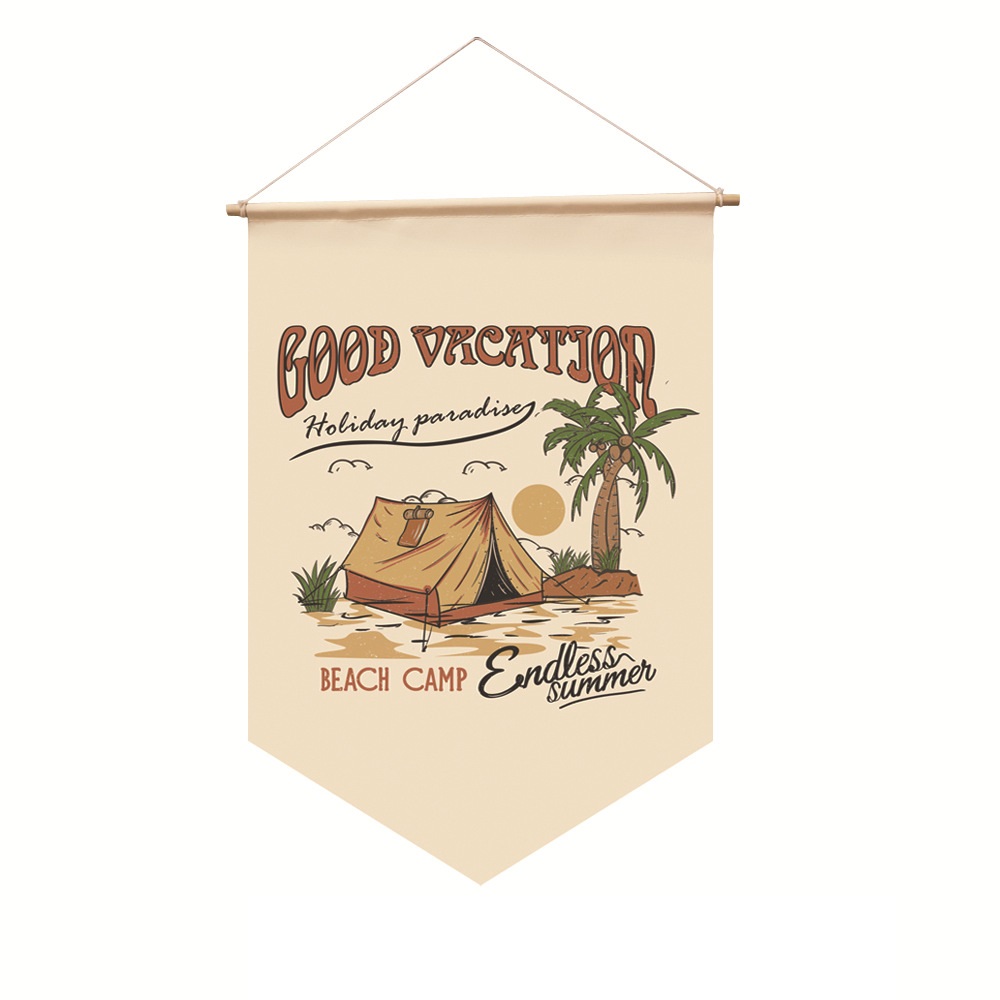 🎇New Arrival - Camping Atmosphere Wind Rope Flag