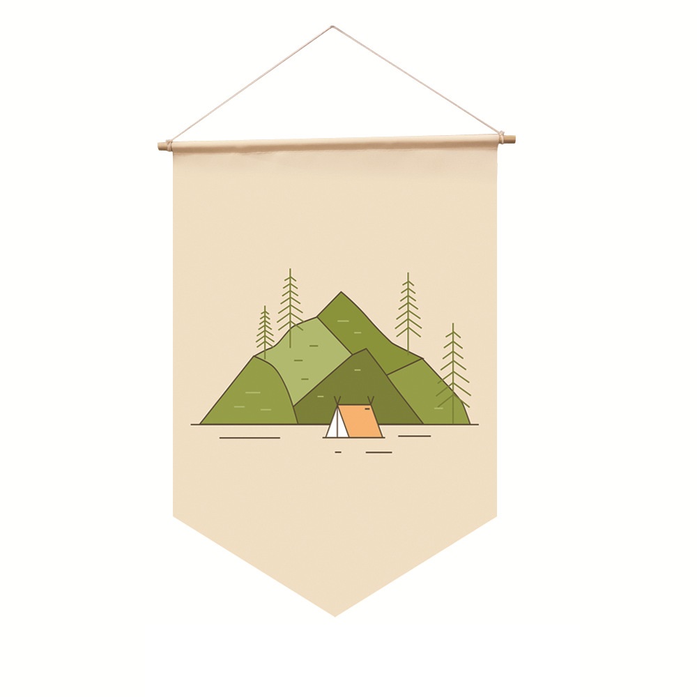 🎇New Arrival - Camping Atmosphere Wind Rope Flag