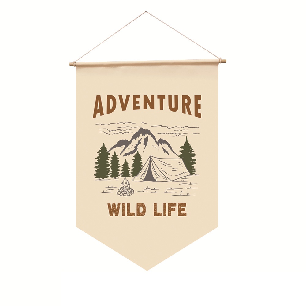 🎇New Arrival - Camping Atmosphere Wind Rope Flag