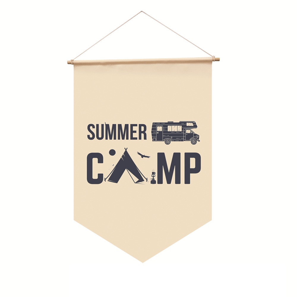 🎇New Arrival - Camping Atmosphere Wind Rope Flag
