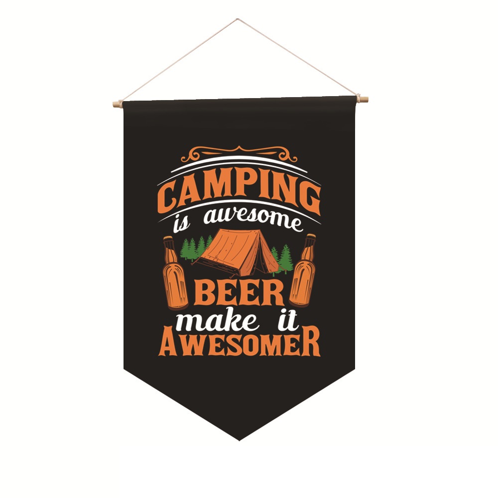 🎇New Arrival - Camping Atmosphere Wind Rope Flag
