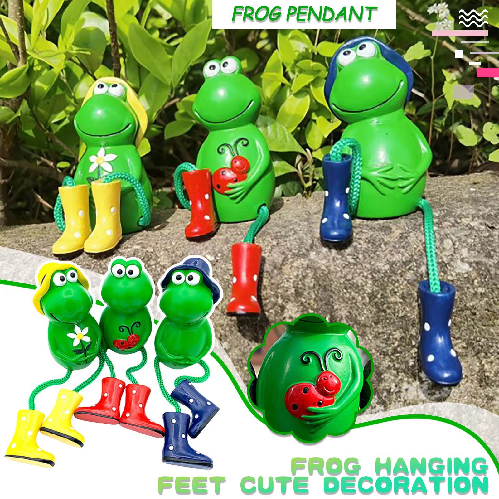 🐸3D Small Frog Decoration