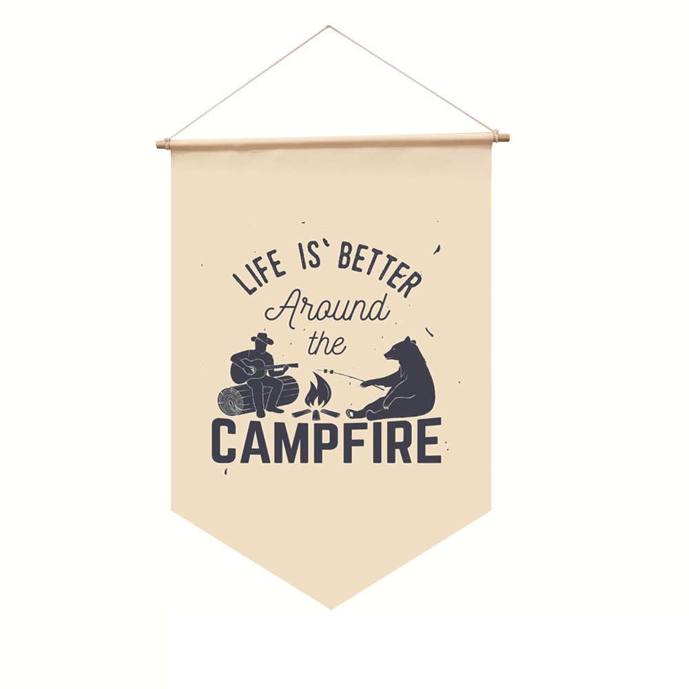 🎇New Arrival - Camping Atmosphere Wind Rope Flag