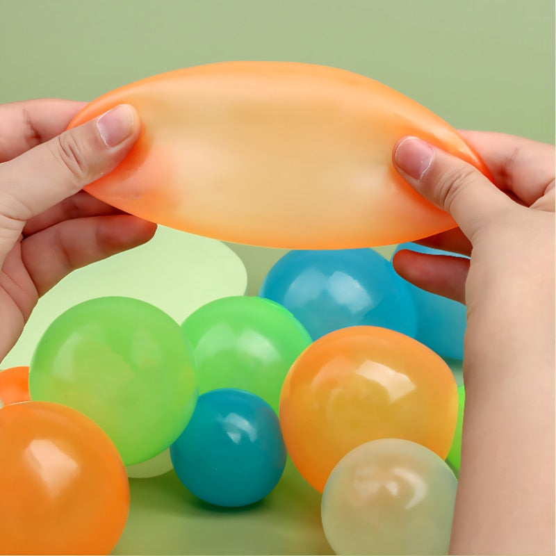 Luminous Sticky Wall Balls Decompression Toy