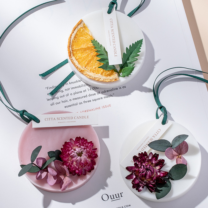 Wardrobe essential oil aromatherapy wax tablet souvenir