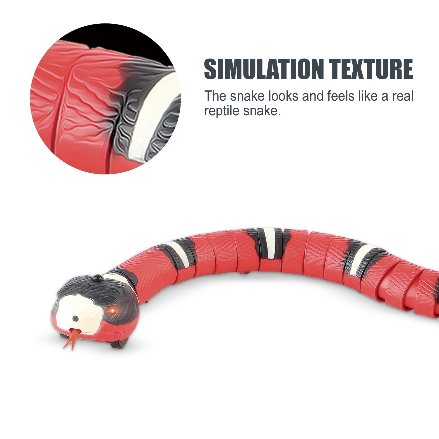  😻Smart Sensing Snake Electron Interactive Cat Toys