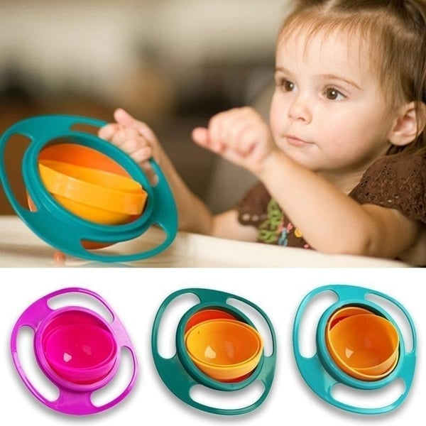 🔥(HOT Sale 48% OFF)👶360° Rotate Spill-Proof Bowl