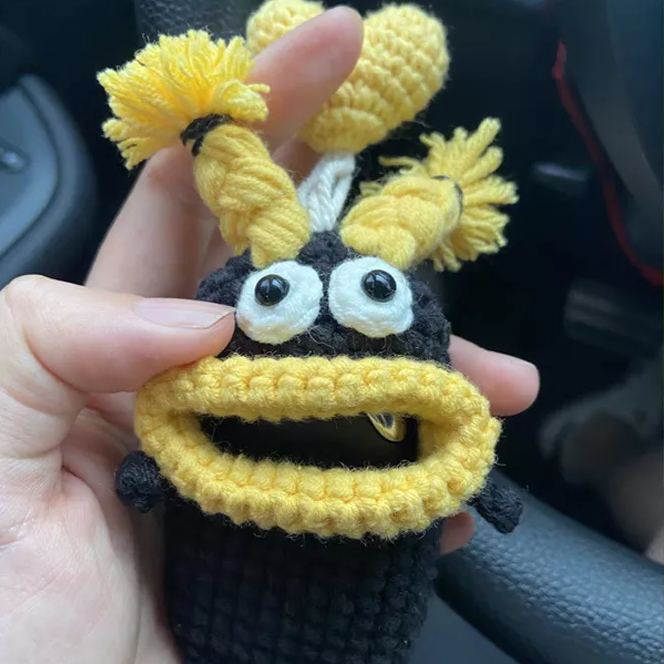 🎁Creative pull-out Hand Knitted Wool Car Key Cover-🔥Buy More Save More🔥