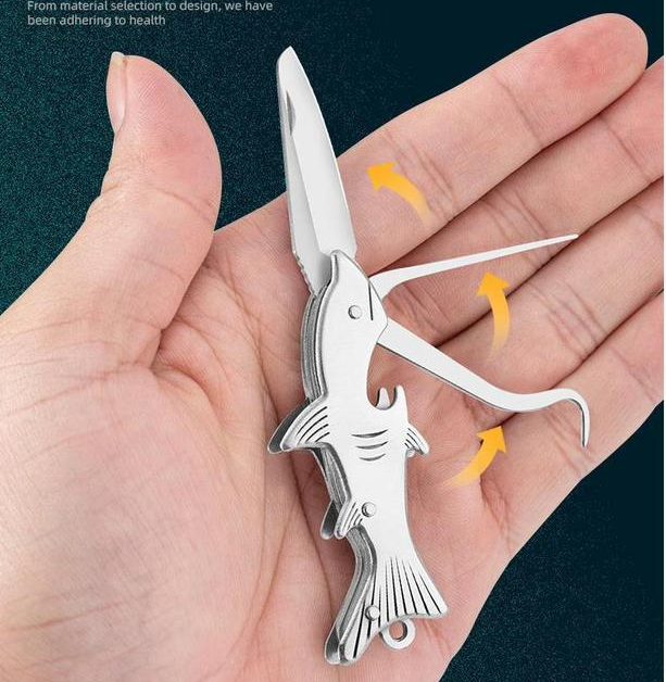 🎄CHRISTMAS PRE SALE🔥Dolphin Multifunctional Folding Keychain🦈 - BUY 2 GET 1 FREE