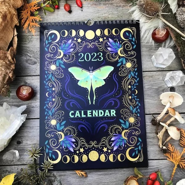 🔥Hot Sale 49% OFF🔥2023 Dark Forest Lunar Calendar/ Mysterious Animals Calendar
