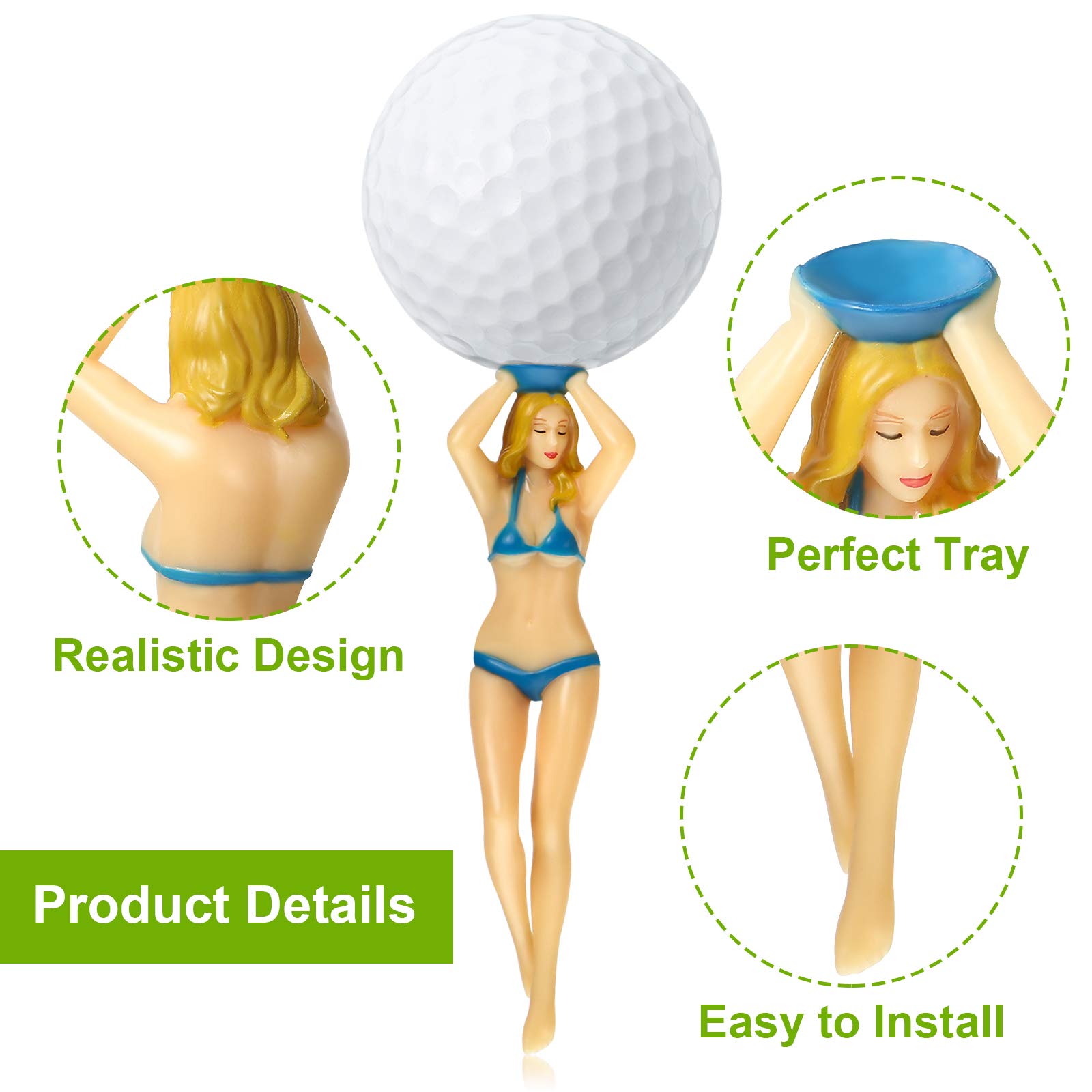 💝Funny Bikini Girl Golf Tees⛳
