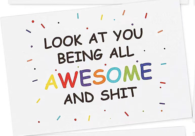 🤣Funny Inspirational Cards in 6 Hilarious Designs🎁
