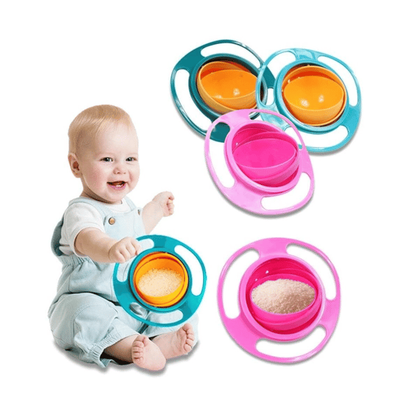 🔥(HOT Sale 48% OFF)👶360° Rotate Spill-Proof Bowl
