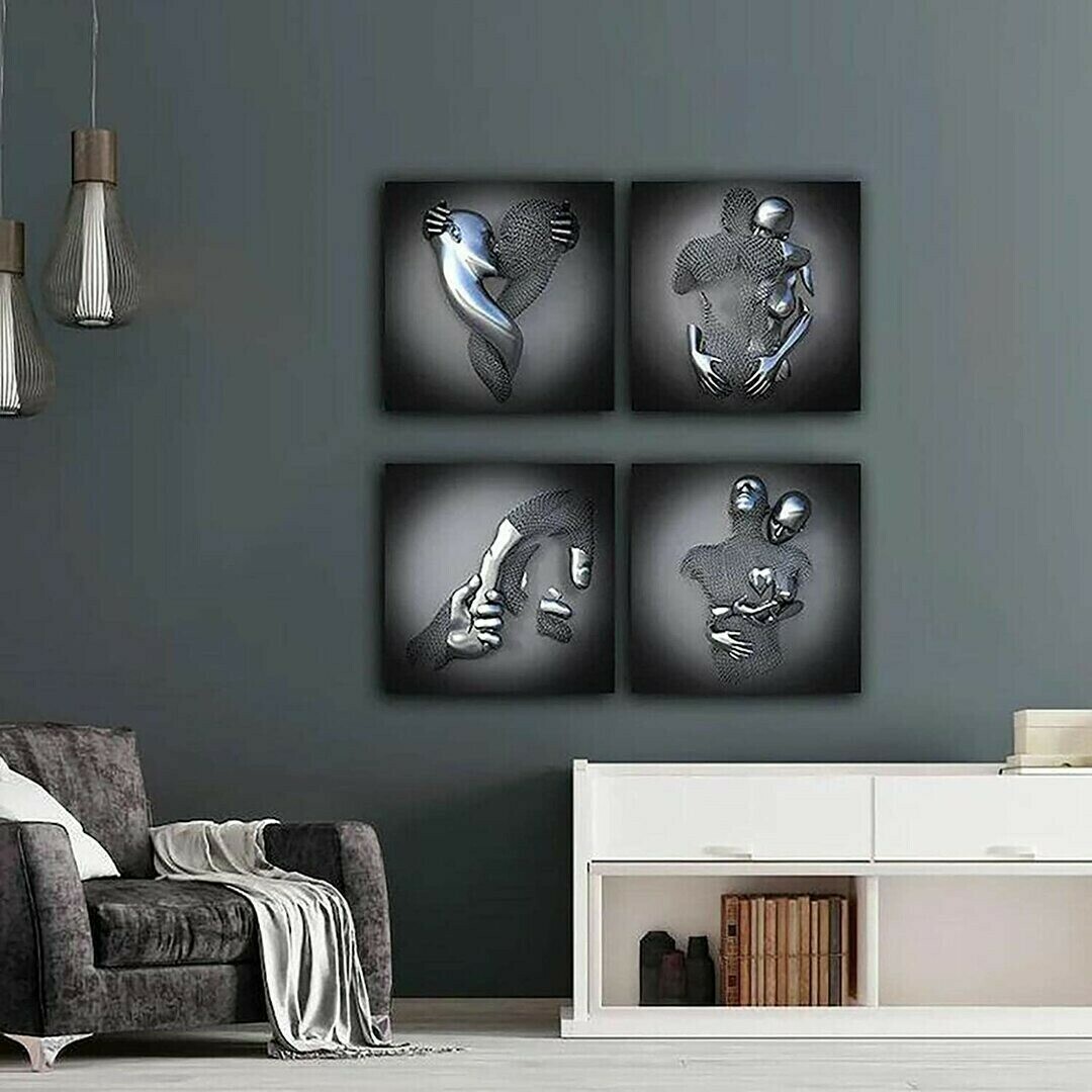 Love Heart Gray Art Wall-The most romantic way to express your love💝