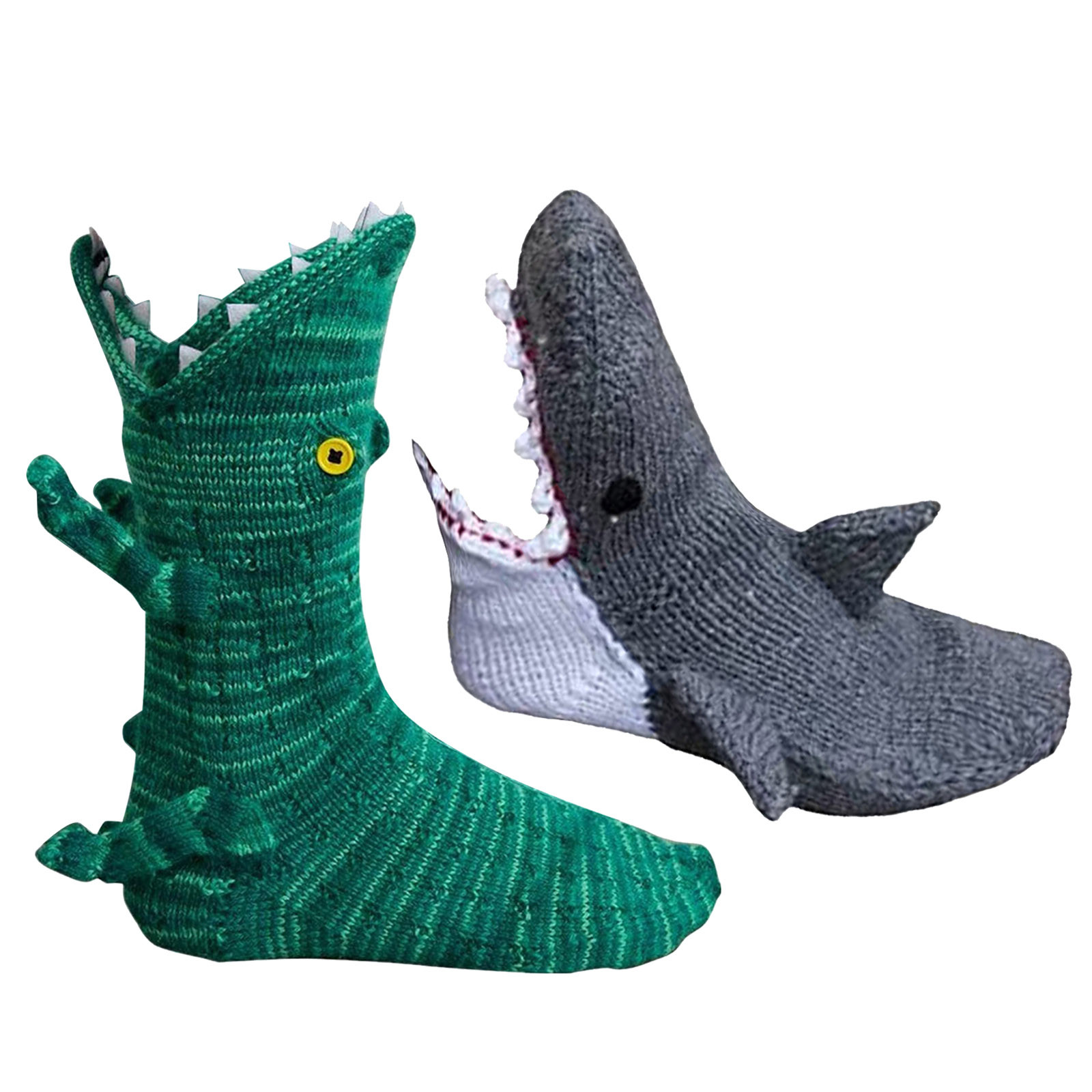 🔥Christmas Pre Sale🎅3D Knit Crocodile Socks🎁
