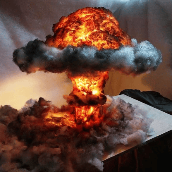🔥Hot SALE 49% OFF🔥Nuclear Explosion Mushroom Cloud Model Lamp（ Free Shipping）