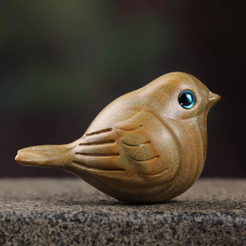 🐦Handmade Wood Carved Bird