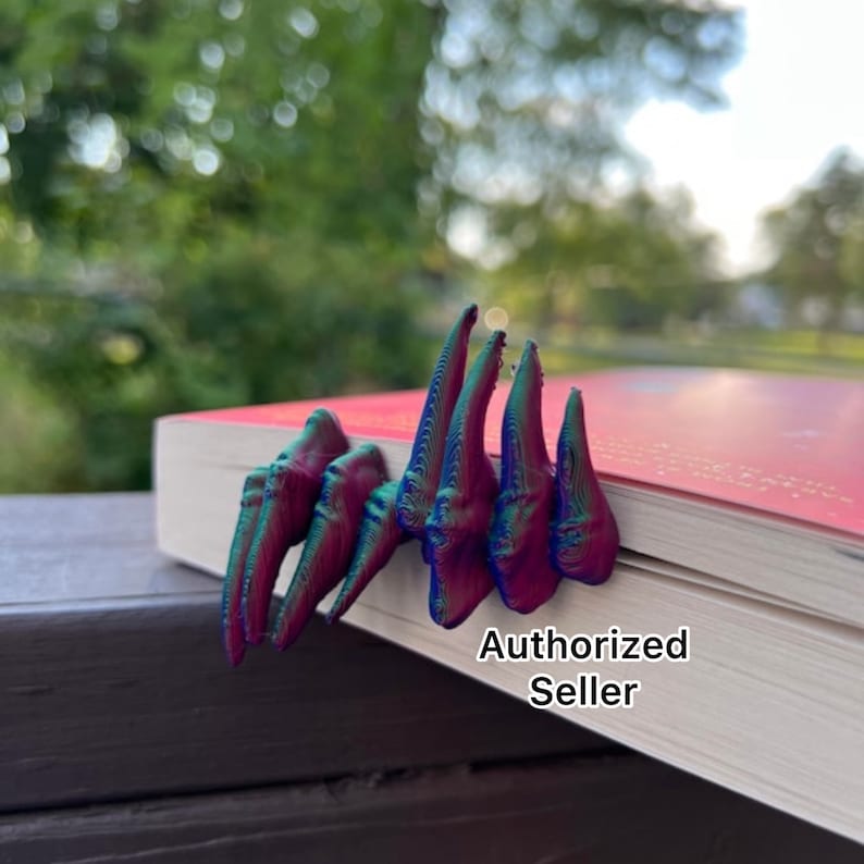 Demon Hand Bookmark - Book Worm Gift