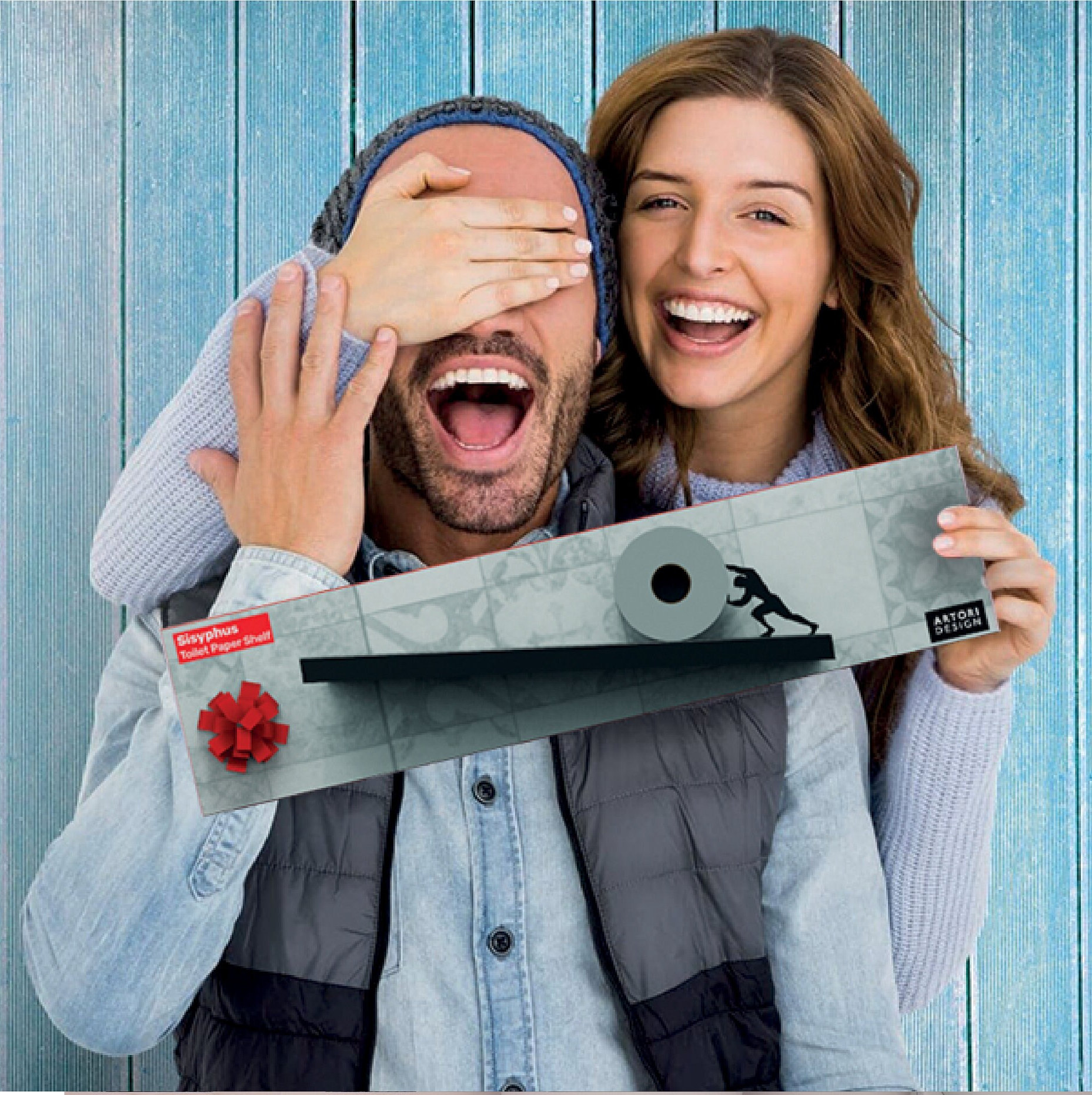 Unique Metal Fighting Villain Toilet Paper, Towel Rack