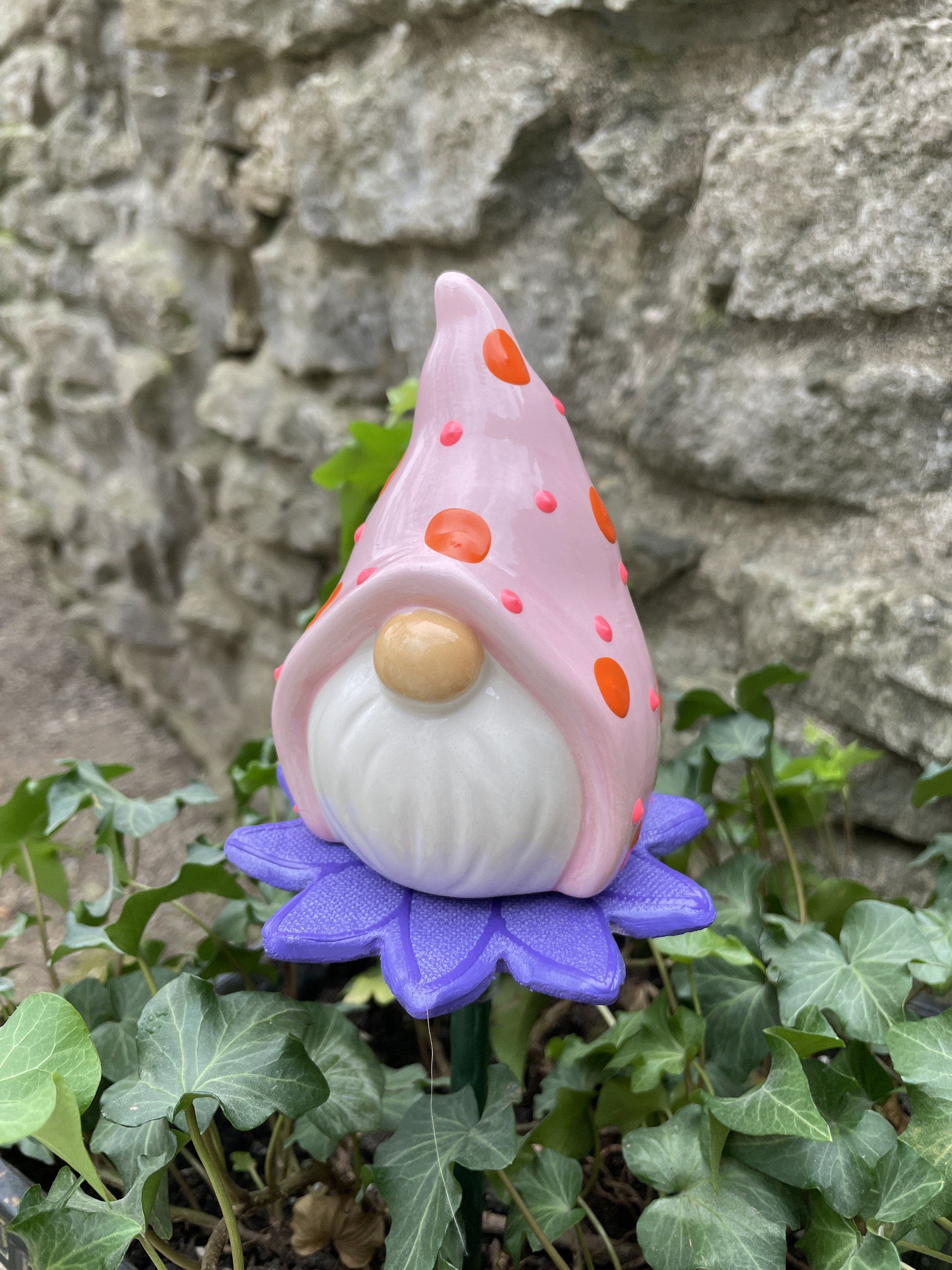 Set Of 3 Garden Gnome Yard Stakes Gift