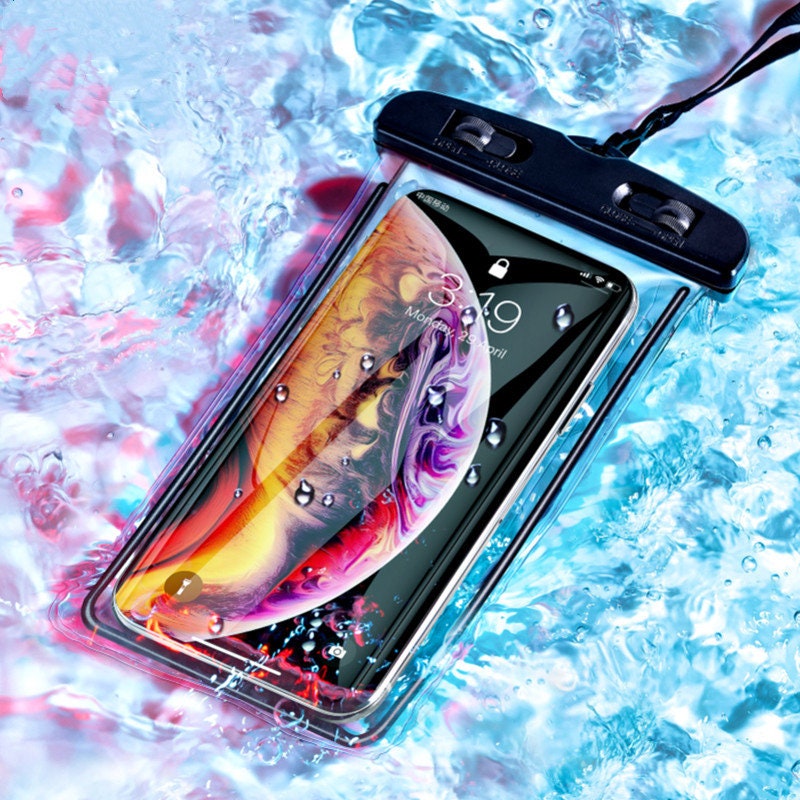 🔥50%OFF! Luminous Fluorescent PVC Transparent Mobile Phone Waterproof Bag Swimming Camera Diving Waterproof Case