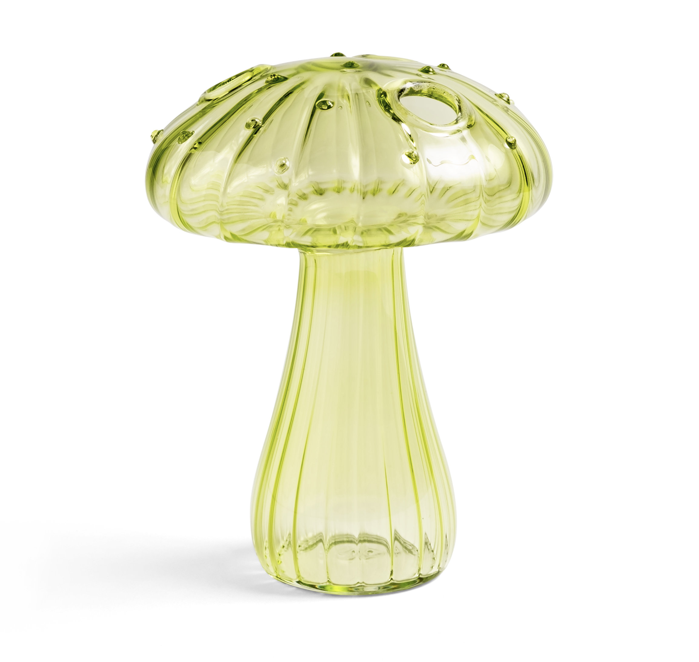 Delicate Mushroom Glass Bud Vases