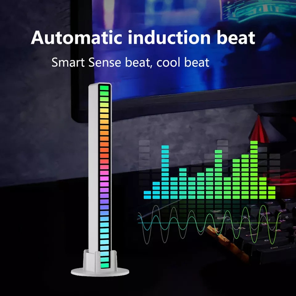 🔥HOT SALE🔥RGB Tower Voice Control Rhythm Music 32 LEDs