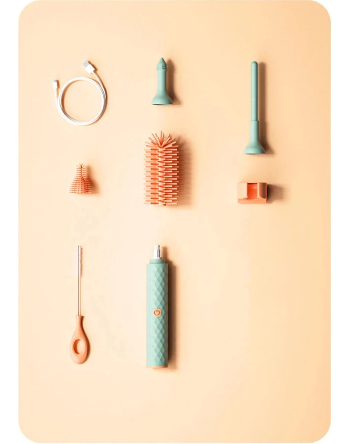 👩‍🍼Baby bottle companion - Silicone Electric Bottle Washer💦
