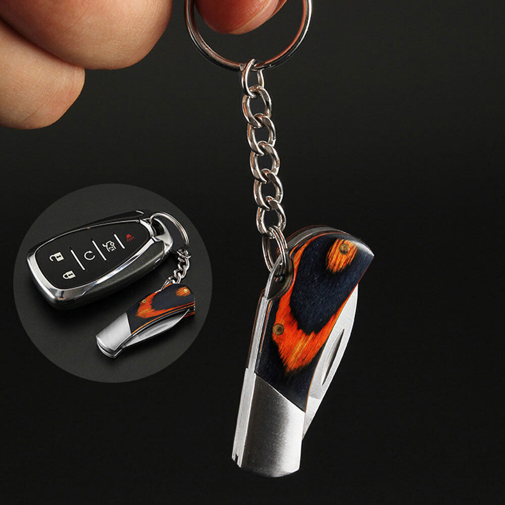 Mini Folding Knife Key Chain