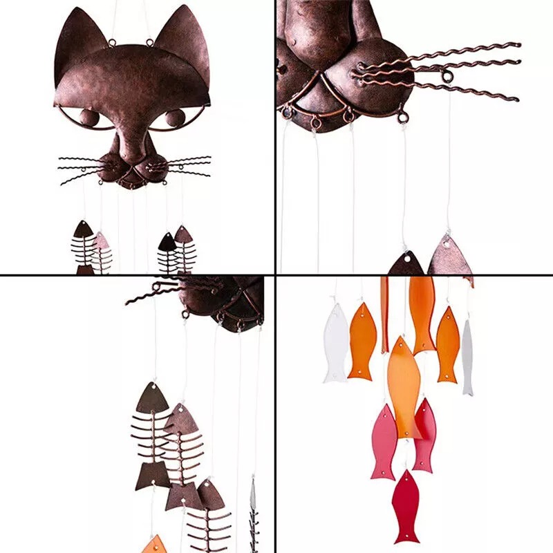🎐Handicraft Metal Fun Catfish Wind Chime-🔥BUY 2 FREE SHIPPING
