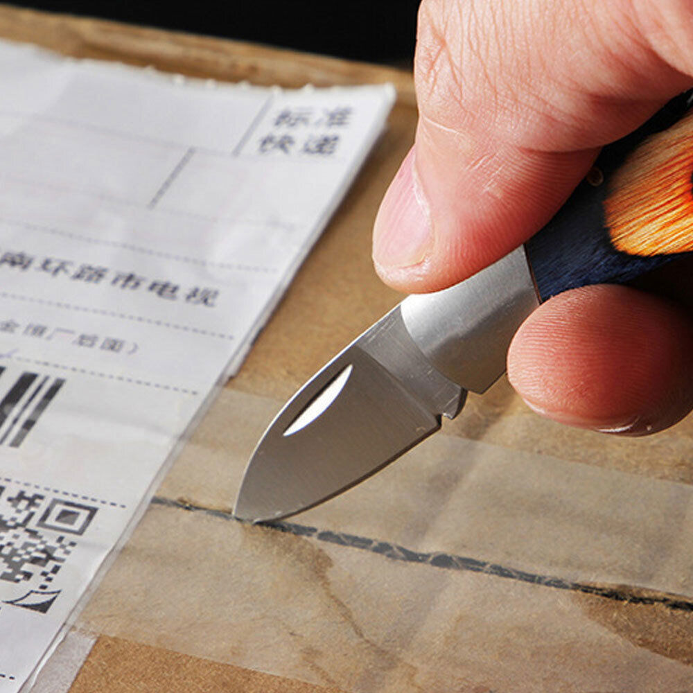 Mini Folding Knife Key Chain