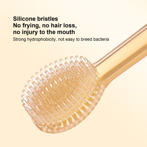 👶Baby Silicone Toothbrush - Specially Designed for Babies Aged 0-18 Months