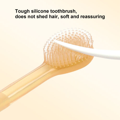 👶Baby Silicone Toothbrush - Specially Designed for Babies Aged 0-18 Months