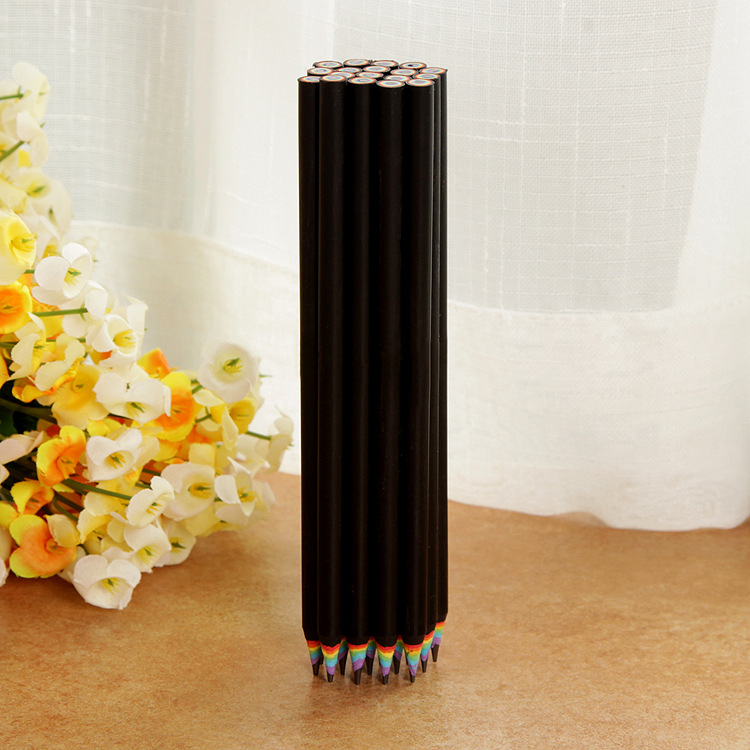 Rainbow Pencils - Recycled Paper Pencil Set For Unique Stationery Addicts