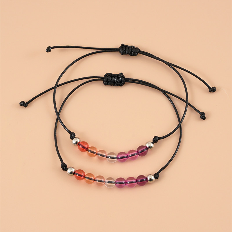 🌈2pcs rainbow card bracelet