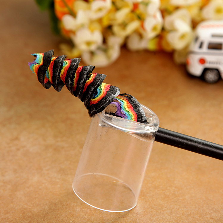 Rainbow Pencils - Recycled Paper Pencil Set For Unique Stationery Addicts