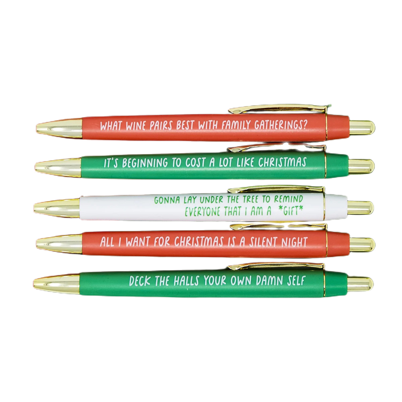Oh Shit It's Christmas Pen Set