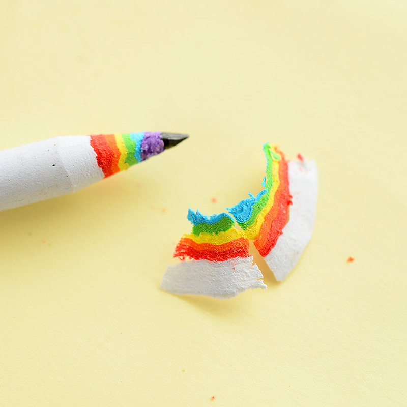 Rainbow Pencils - Recycled Paper Pencil Set For Unique Stationery Addicts