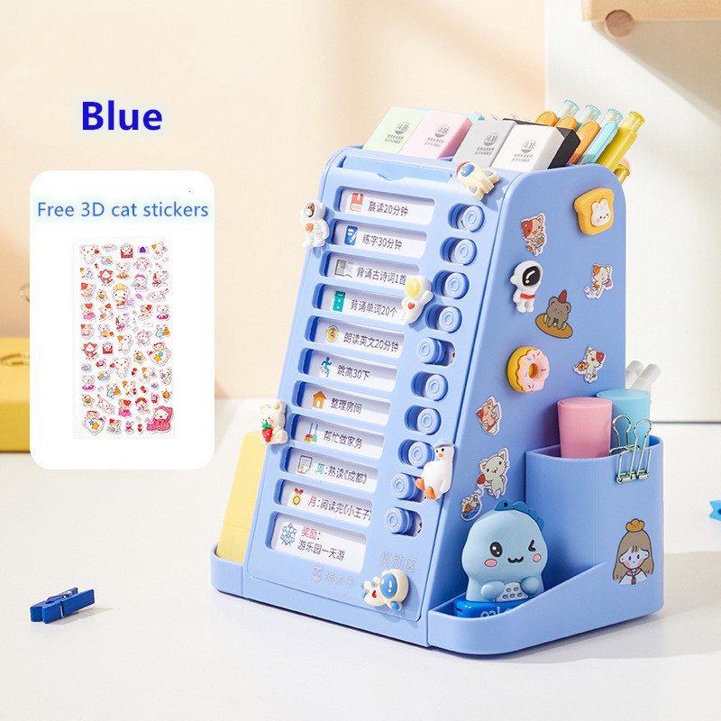 Student Self-discipline Punch Board with Large-capacity Organizer