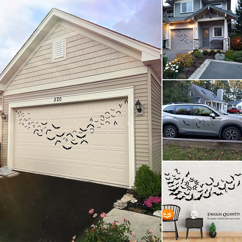 🔥Hot Sale 40% OFF🔥Halloween Bat Home Decorations（1 Set 12 Pcs）