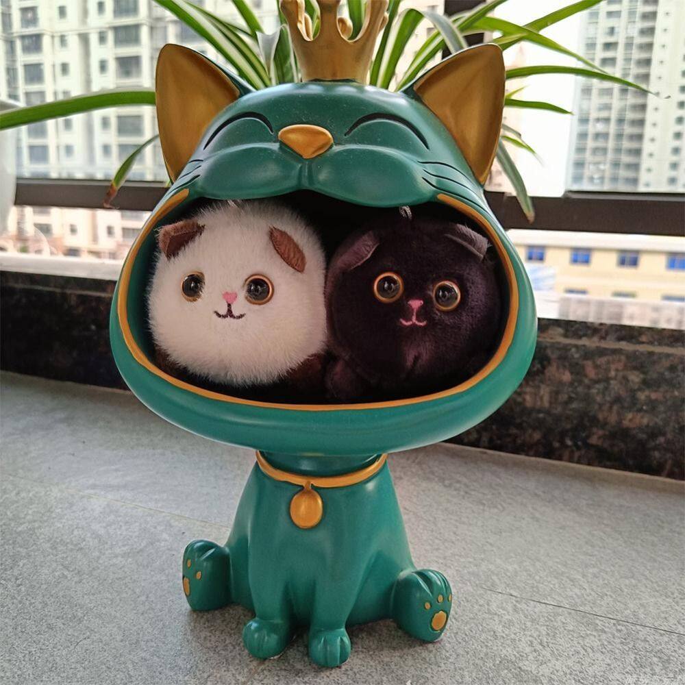 Wagging Tail Kitty Plush Doll Keychain