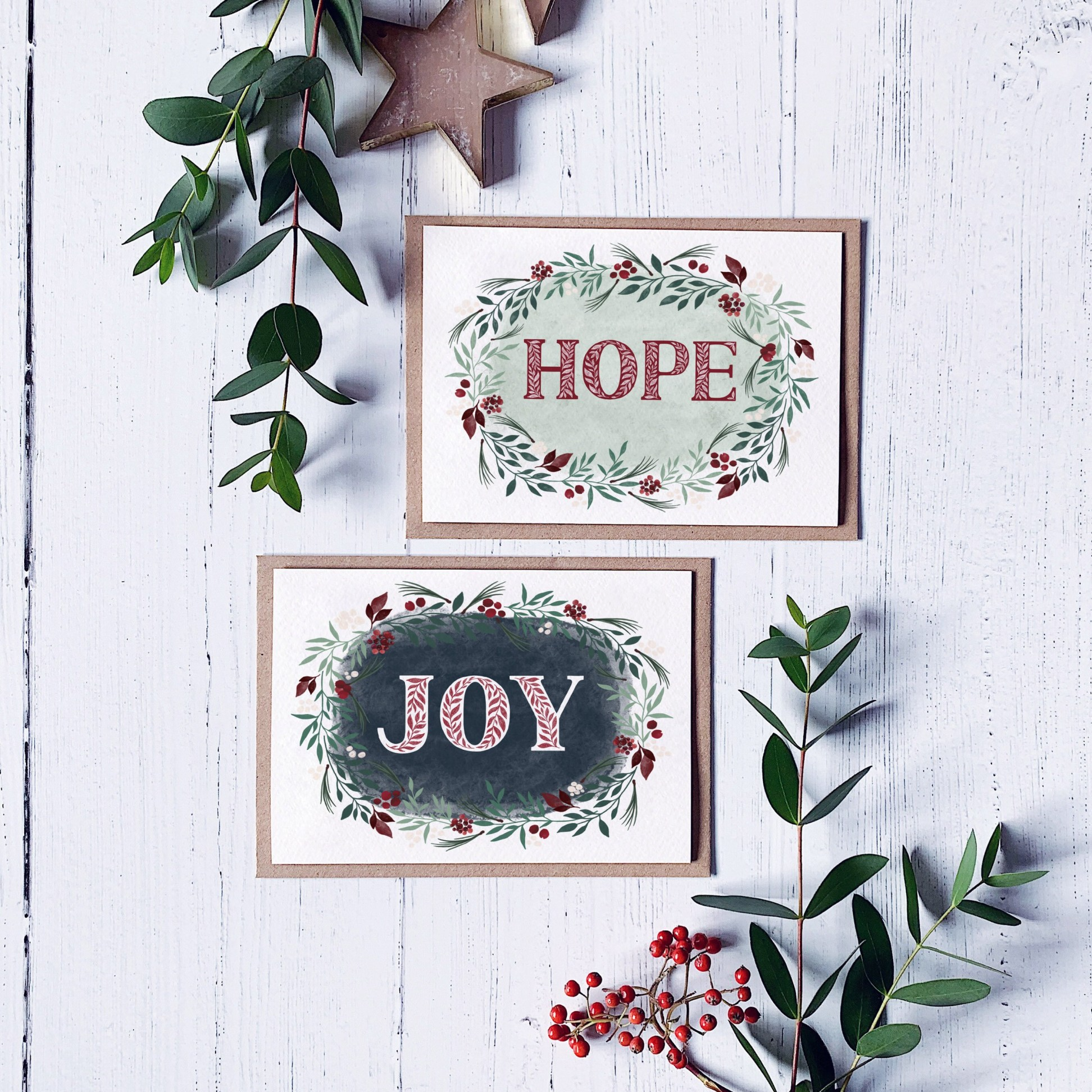 🎄Colourful Christmas cards🎁