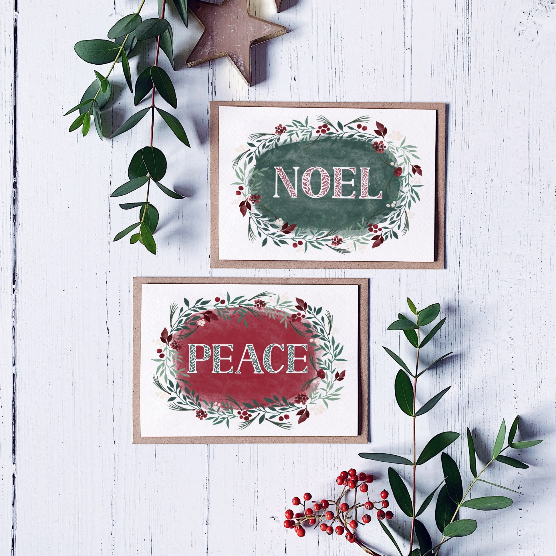 🎄Colourful Christmas cards🎁