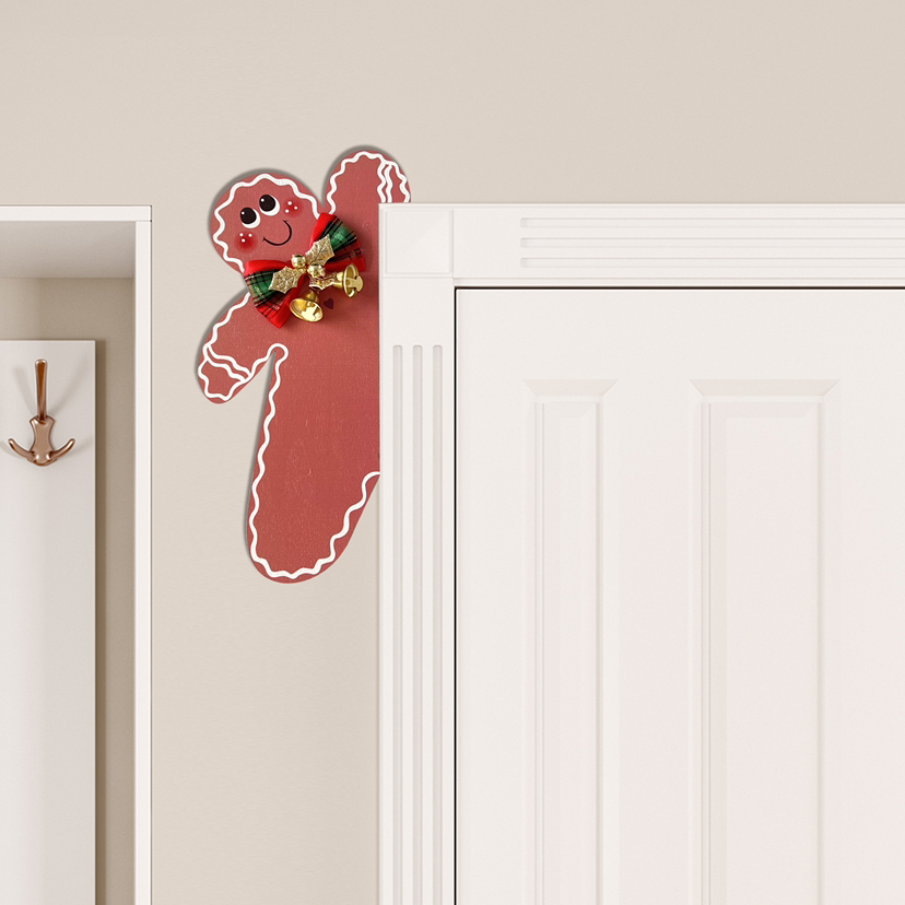 Christmas Gingerbread door or window decor
