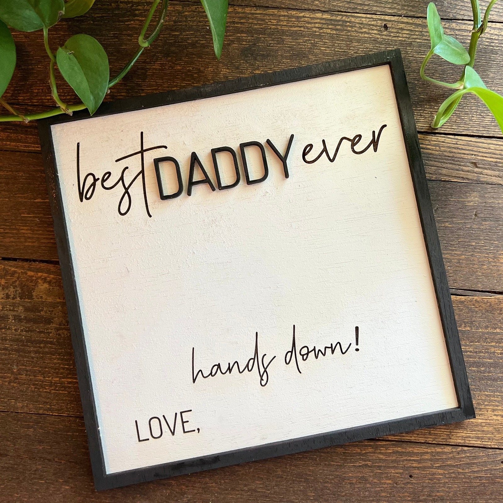 DIY Handsprint Father's Day Gifts