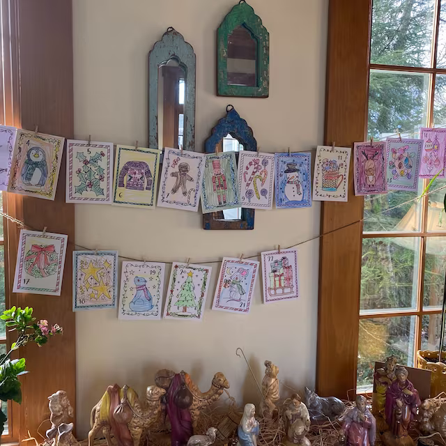 🎨Coloring Christmas Advent Calendar🎄