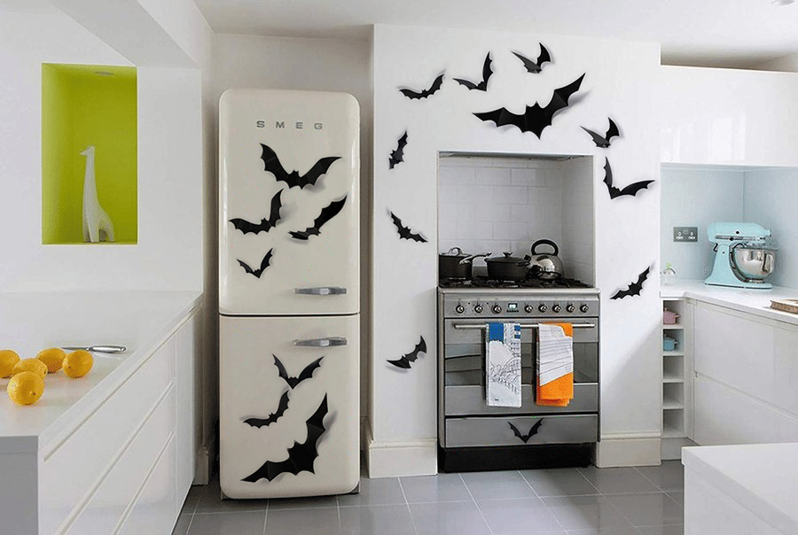 🔥Hot Sale 40% OFF🔥Halloween Bat Home Decorations（1 Set 12 Pcs）